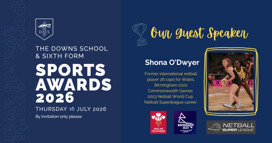 The Downs School Sports Awards Guest Speaker Shona ODwyer 2026